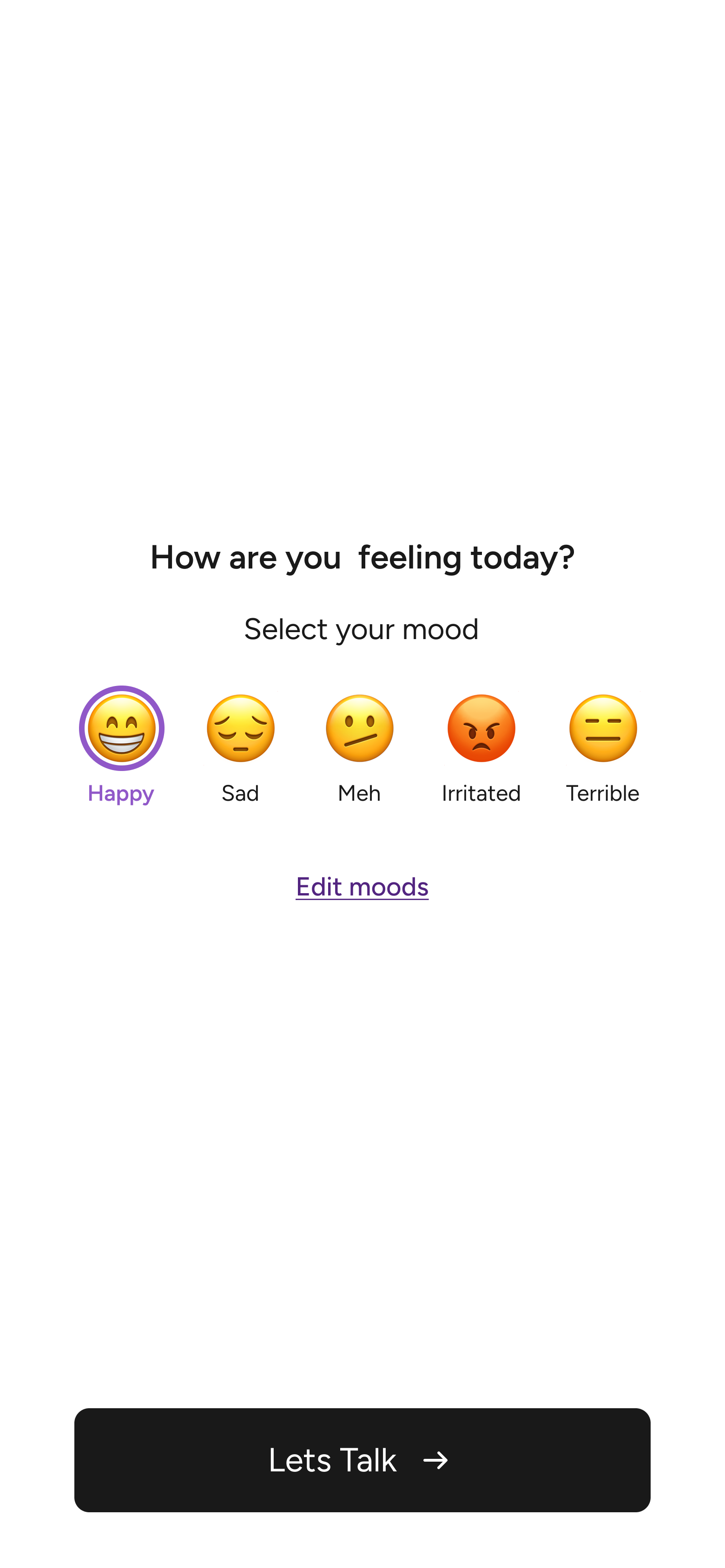 Moodz App Experiment